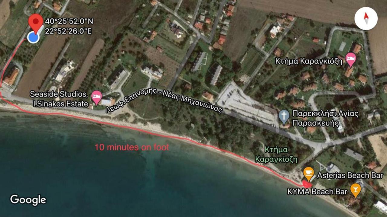 Lovely Apartment By The Sea 2 ….. Epanomi Extérieur photo